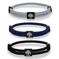 Fashion Jewelry Simple Adjustable Braided Milan Rope Bracelet Tree of Life Engraved Stainless Steel Hardware Parties Gifts