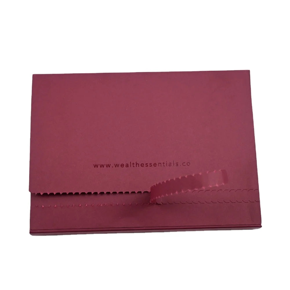 Custom Spot UV Printing Logo Easy Open Tear Strip Paper Underwear Packaging Box for Clothes