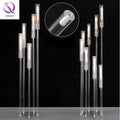 Factory Wholesale Cheaper Acrylic 5/6/7/8/10 Arms Head High Candlestick Holder for Wedding Centerpiece Ornaments Party Props