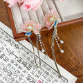 SongMay Classic Elegant Flower Design Chinese Style Hair Pin Durable Alloy Hair Fork for Girls Women Newest Hair Accessories