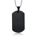 Men's Stainless Steel PVD Plated Dog Tags Custom High Polished Engraved Metal for Children