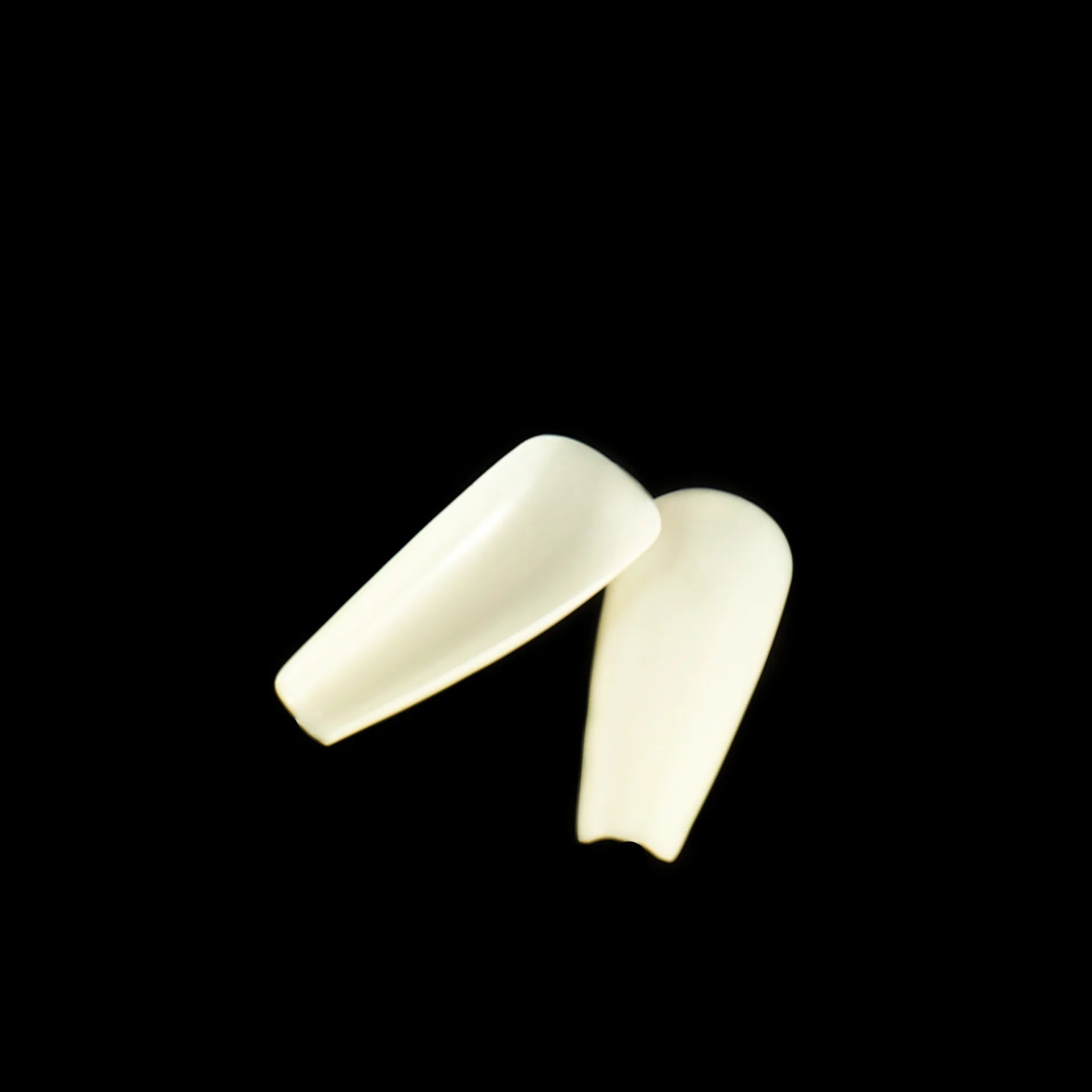 Nail Factory 500pcs ABS Best Quality Clear Natural White Fake Nails Square French Nail Tips