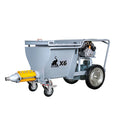 X6 Cement Mortar Spraying & Plaster Machine Air Compressor 5.5kw Motor/Engine 50L/min Flow 20m Vertical/40m Horizontal Conveying
