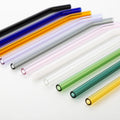 Wholesale Luxurious Wrapped Straight Reusable Glass Drinking Straws