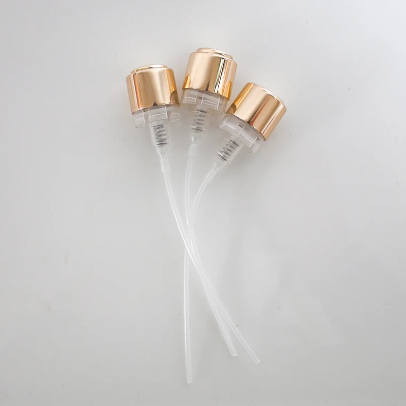 Industrial Modern Gold Perfume Pump Sprayer with Non-Spill Feature for Bottles (Aluminium-Plastic) FEA15 MegaBDM