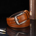 Top Quality Genuine Leather Belts for Men Luxury Male Belt Decorative Simple Waist Belt