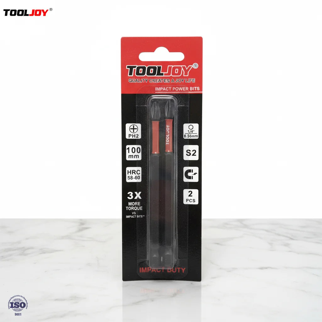 TOOLJOY Factory Supply S2 Steel Impact Driver Bits Screwdriver Bits for Power Screwdrivers Reliable Torque and Long Life