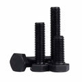 Black Full Tad Grade 8 Carbon Steel DIN933 Hexagonal Head Bolts Hexagon Studs Gr10.9