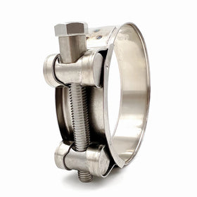 High Torque Single Bolt Powerful European Style Worm Drive Clamp