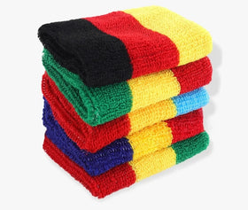 Hot Selling Colorful Strong Stretch Elastic Comfortable Cotton Tennis Running Fitness Sports Wristbands