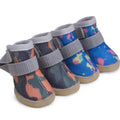 Mesh Breathable Pet Shoes for Small Dogs - Universal Outdoor Use Non-Dirty Feet Comfortable Rubber Sole Camouflage Pattern