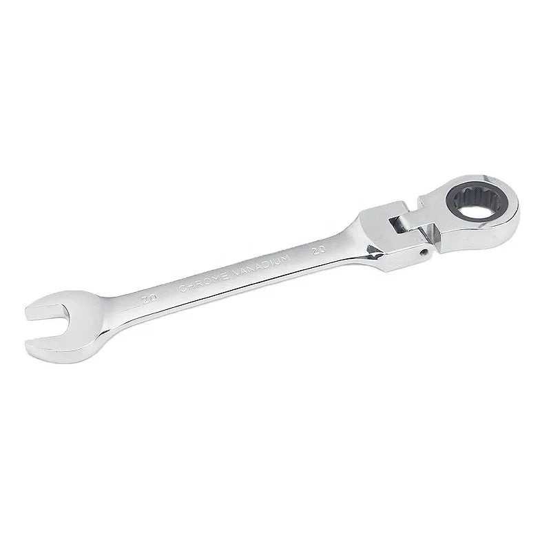 Universal Mirror Polish Spanner Durable Chrome Vanadium Steel Ratcheting Combination Wrench Spanner