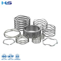 Custom Manufacturer Stainless Steel Multiwave Miniature Nested Stacked Disc Compression Wavy Wave Washer Spring for Bearing