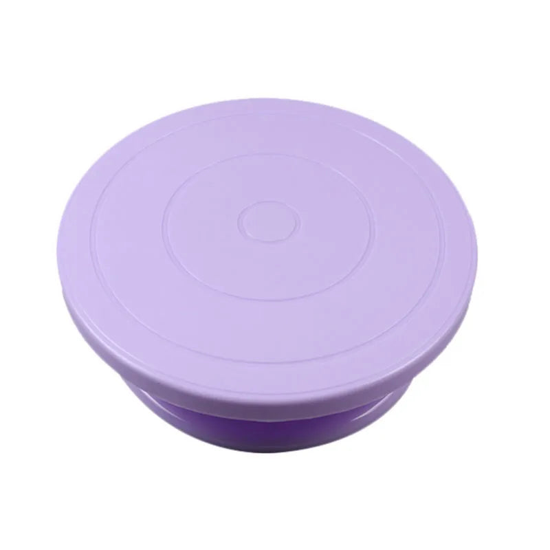 High End Simple Home Kitchen Rotating Eco-Friendly Plastic PP Cake Turntable Dishwasher Safe for Wedding Party Decorating