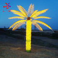RGB LED Artificial Palm Tree Landscape Lamp Metal Deco for Business Street Park & Garden
