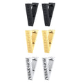 Punk Men Jewelry Stainless Steel Viking Triangle Huggie Earrings