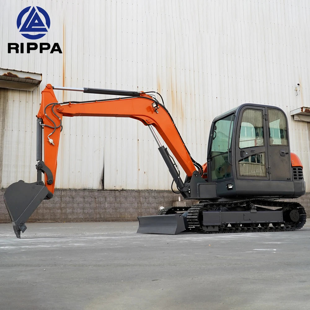 Yammar Kubota Engine Mini Excavator 6 Ton 8 Ton Crawler Hydraulic Excavator Machine Micro Digger