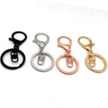 YYX Simple Lobster Clasp Keychain Rose Gold Key Ring Keyrings Metal Custom Keychain Silver Keychain Clasp Keyring