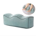 Wholesale Custom Orthopedic Memory Foam Leg Support Pillow Suede Outer Knitted W-Shape Compact Knee Contour EPE Ergonomic Design
