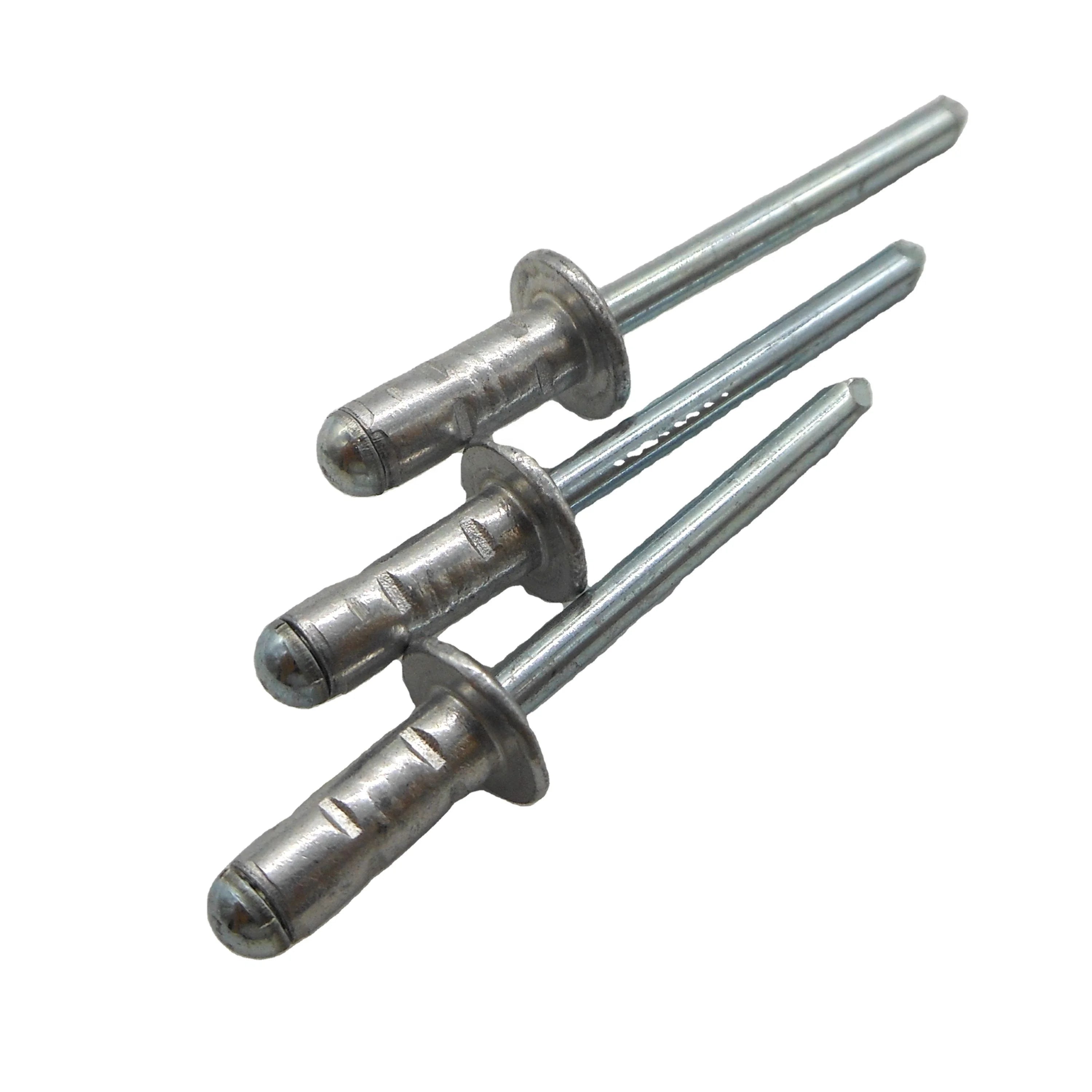 Multi Grip Blind Rivets Assortment Kit Aluminum Steel Round Head Pop Rivets DIN7337 for Hand Pneumatic Rivet Gun