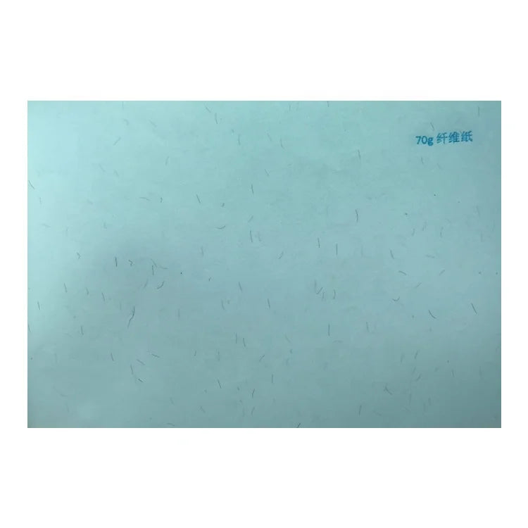 70g Anti Forgery Fiber Paper Customizable Pattern Design for Security Document Label Ticket Certificate Printing Factory Supply