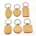 Custom DIY Gift Multi Styles Key Tag Wood Keychains for Key Accessories