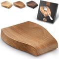 Wood Spoon Rest for Kitchen Smooth Wooden Spoon Holder for Stovetop Cooking Spoon Holder for Spatulas Tongs