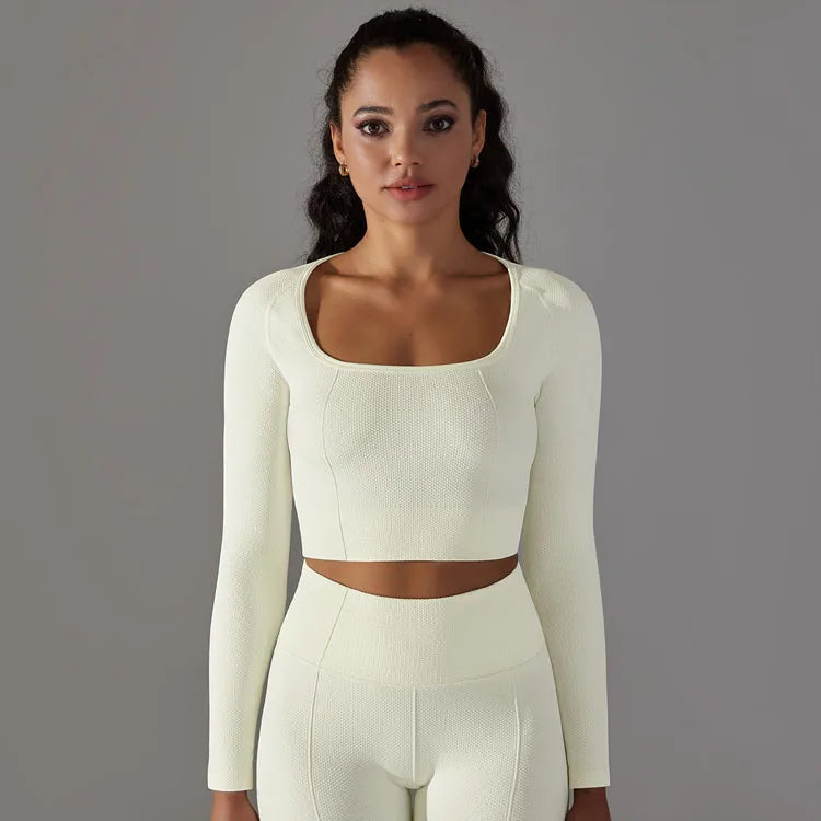 Seamless Custom Color Clothing Women Gym 5 Piece Yoga Set Conjunto De Yoga Sin Costuras Set Womens Sportswear Yoga Set
