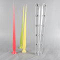 DIY Homemade  Candle Making Mold Supplies for Parties  EXtra Long Tall  Clear Plastic Tapered Candle Molds