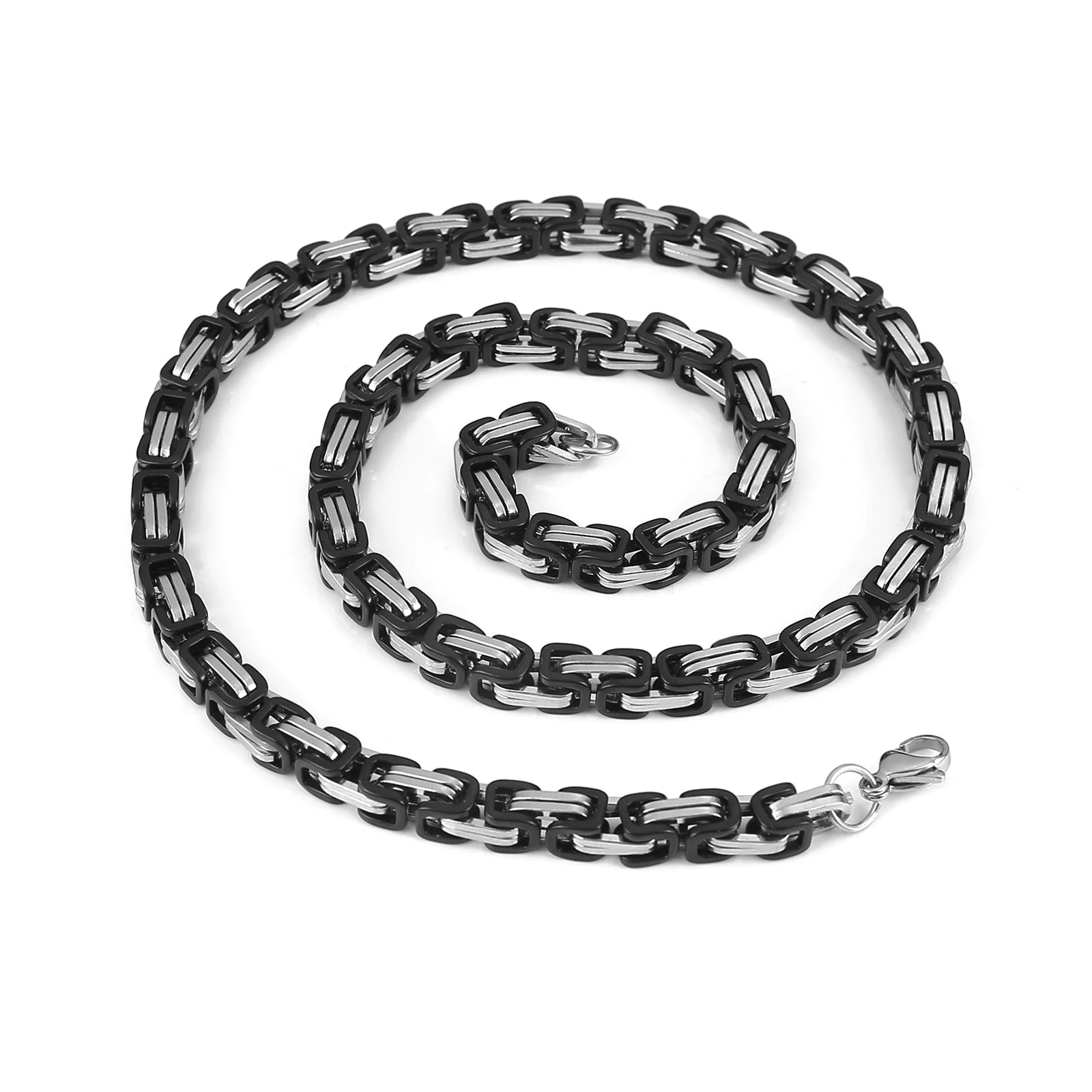 Fashion Jewelry Stainless Steel King Chain Necklace Men's VIking Necklace Norse Design Viking Jewelry