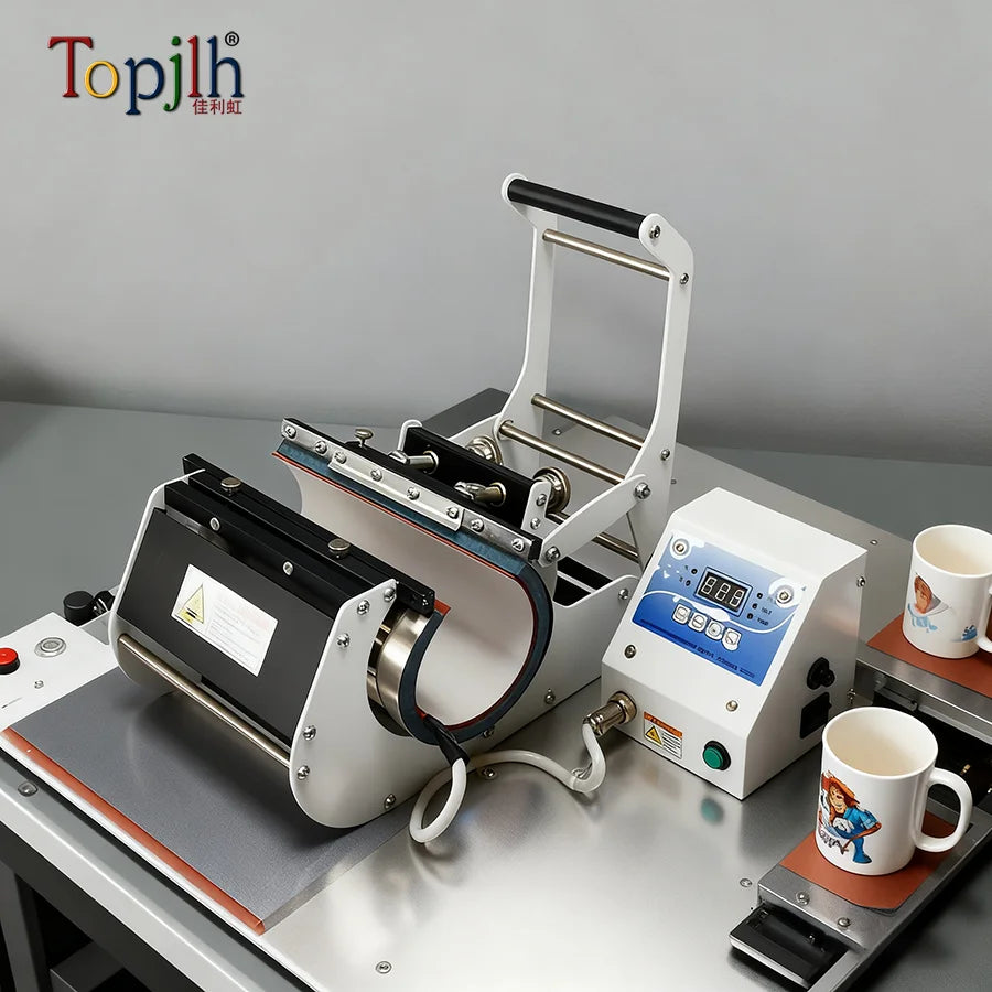 Topjlh Hot Selling 20oz 22oz Stainless Steel Skinny Tumbler Mug Heat Press Sublimation Machine Business Commercial Grade MegaBDM