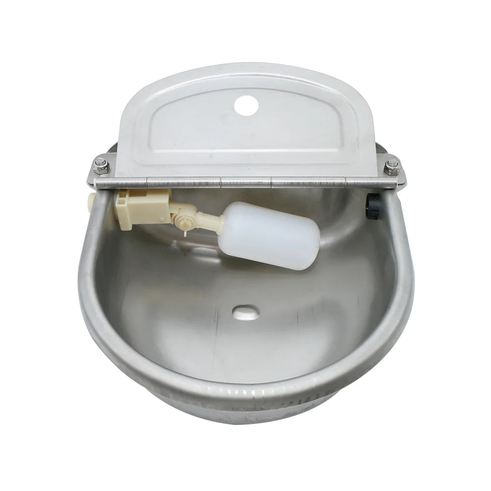 Stainless Steel Horse Sheep Water Trough Animal Cattle Cow Water Feeding Bowl Automatic Cattle Water Drinking Bowl