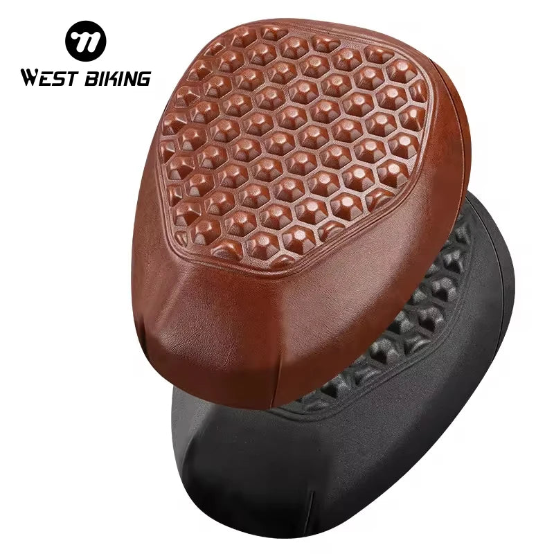 E-bike Leather Non-slip Seat Cover Waterproof Soft Bicycle Electric Bike Seat Cover Saddle Insulation Rain Cover