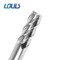 Cermet End Milling Cutter with High Hardness 4 Edge Nose and Mirror Finish Custom OEM Supported LOUIS Brand TiN Coated