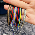 Customizable Simple and Stylish Colored Rope Bracelet Ethnic Woven Handmade Bracelets