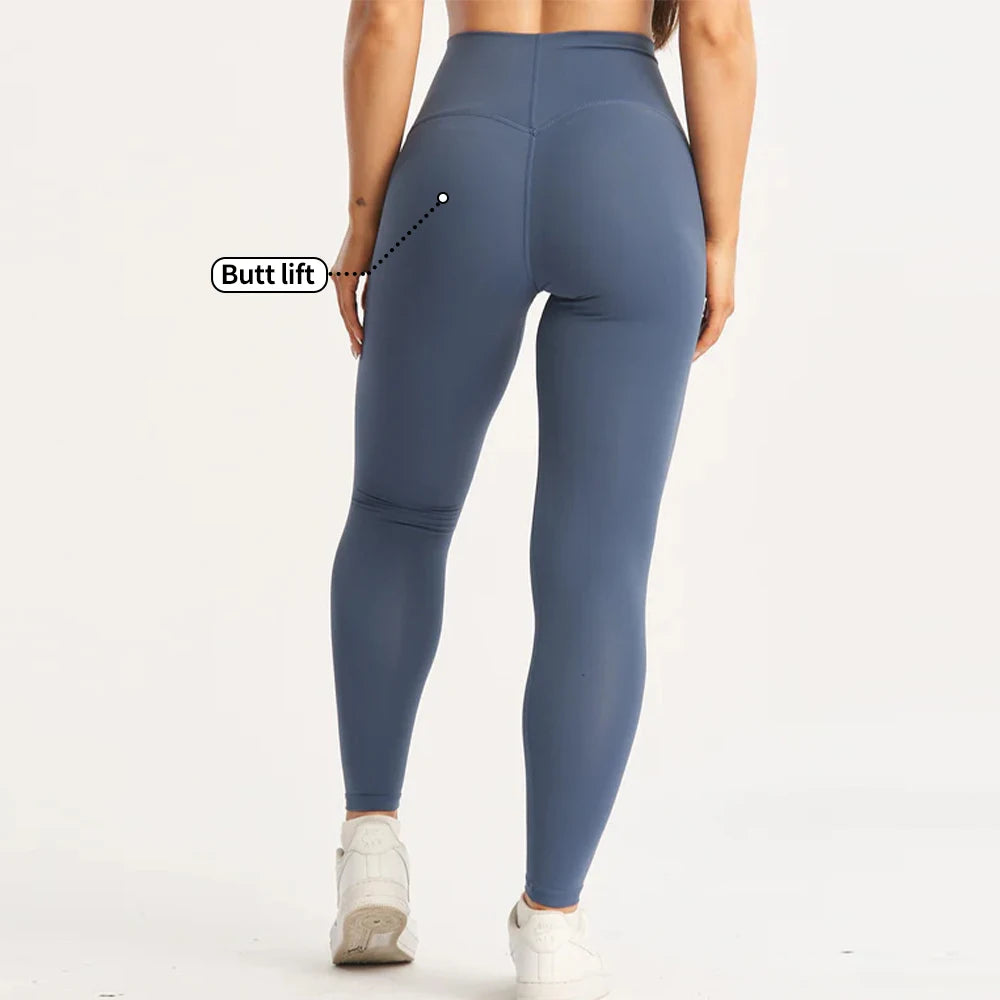 Sweat-Wicking Custom Logo Design Butt Lift up Yoga Legging Tights Gym Fitness Women High Waist Yoga Leggings