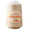 75g/cone 20 Vibrant Colors Blend Flax Cotton Yarn Crochet Superfine Lace Hand Woven Yarn for Embroidery Crafts