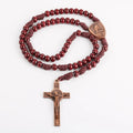 Knotted Paracord Rosarios Catolicos Catholic Rosary Beads Christ Saint Necklace Antique Bronze Christianity Easter Church