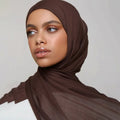 2024 New in 100% Modal Hijab 20 Colors Stock Scarf Muslim Women Shawl 100% Nature Hijab