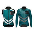 WOSAWE Men Cycling Jacket Windbreaker Waterproof Windproof Bicycle Clothing Reflective Vest Motorcycle Bike MTB Jacket