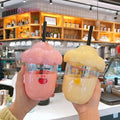 Mushroom Head Creative Spoof Tricky Milk Tea Cup Cute Pink Color Girls Like Tritan Water Bottles CUP1539