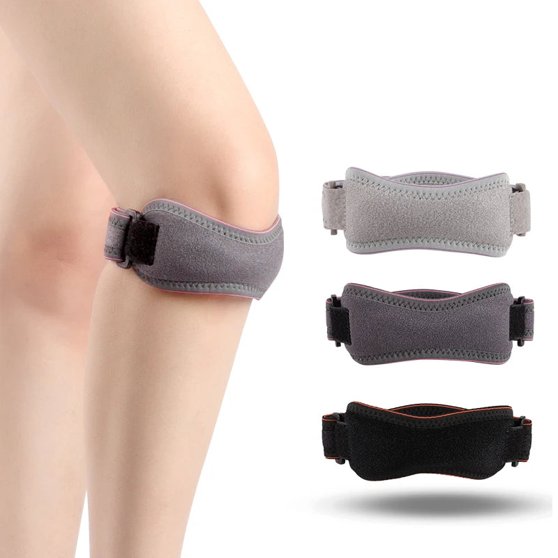 SHIWEI-2182#Adjustable Patella Knee Pad Support Breathable Patella Strap Knee Brace for Running