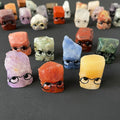 Factory Price Hand Carved Natural Quartz Hedgehog Crystals Healing Stones Crystal Hedgehog With Glass Crafts Gift