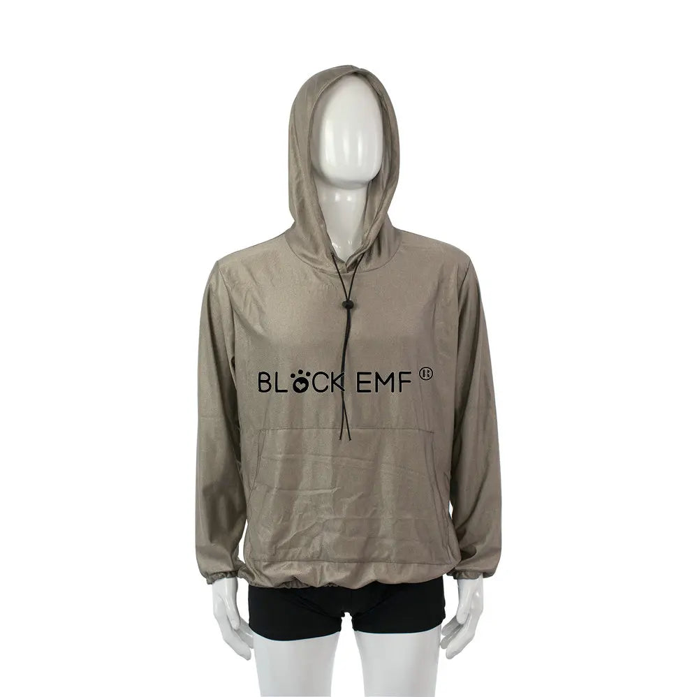 EMF SHIELDING 5G EMF Protection Hoodie Radiation Shielding 100% Silver Clothing