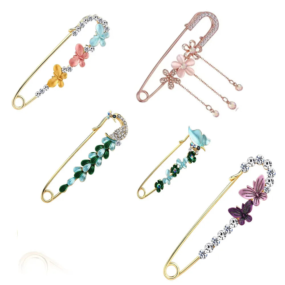 Free Shipping 2026 Fashion Brooches and Pins With Rhinestone for Women