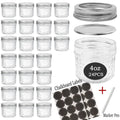 Small Mason Jars 4 oz Set of 24Spice Jars Mason Jars with LidsSmall Jars with LidsGlass JarsSmall Glass Jars