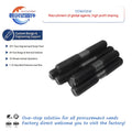 Black Color Zinc-Finished Double End Stud Bolts Carbon Steel Material with Zinc Finish Black Color Double End Stud Bolts