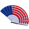 Promotional Personalize With National Flag Logo Chinese Fans Personalized Design Hand Held Folding Fans