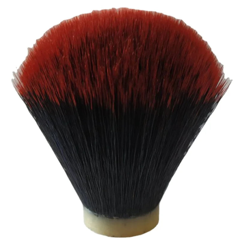 Dishi 26 mm Softness Bulb Shape Red Tip Synthetic Hair Shaving Brush Knot Used with Customize Shaving Brush Handle
