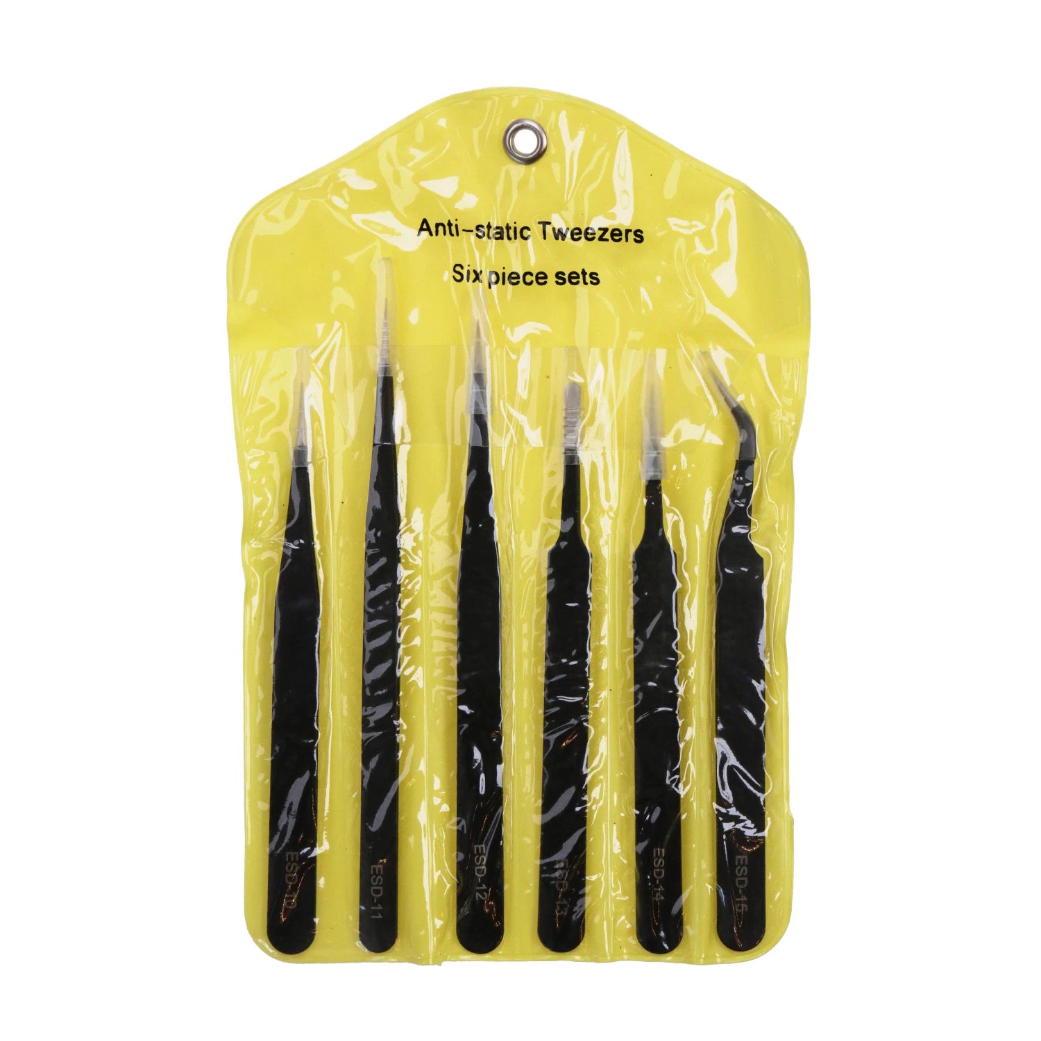 OEM & ODM Isolation Lashes Tweezers Metal Fiber Tip Lashes Tweezers for Eyelash Extension